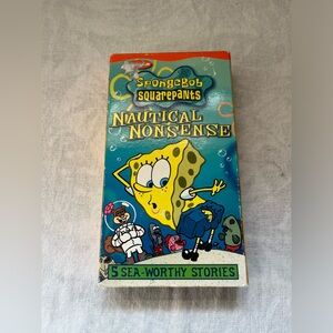Spongebob Squarepants VHS Tape Nautical Nonsense